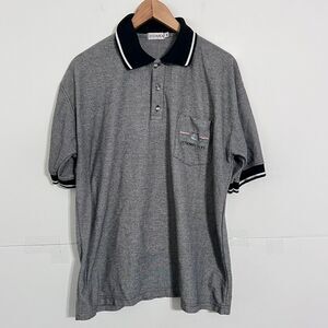 Vintage Donna Mens Polo Shirt Size XL Grey St Thomas Us Virgin Islands Logo